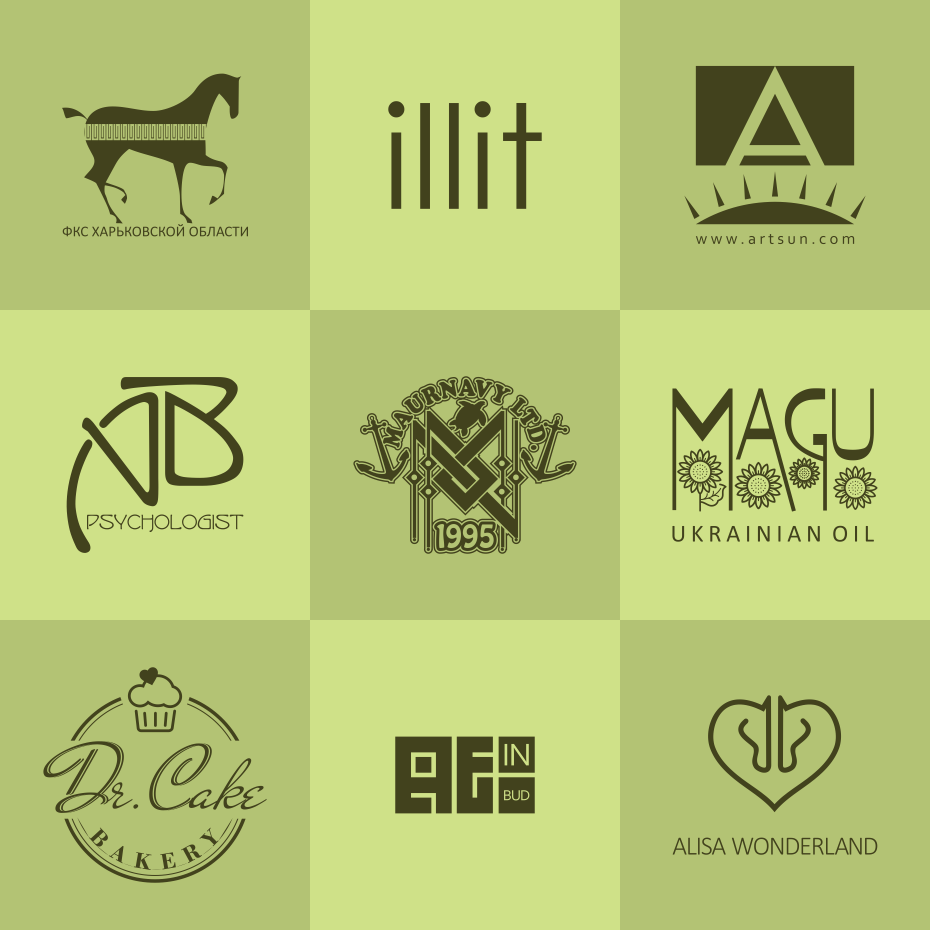 My logotypes on Behance